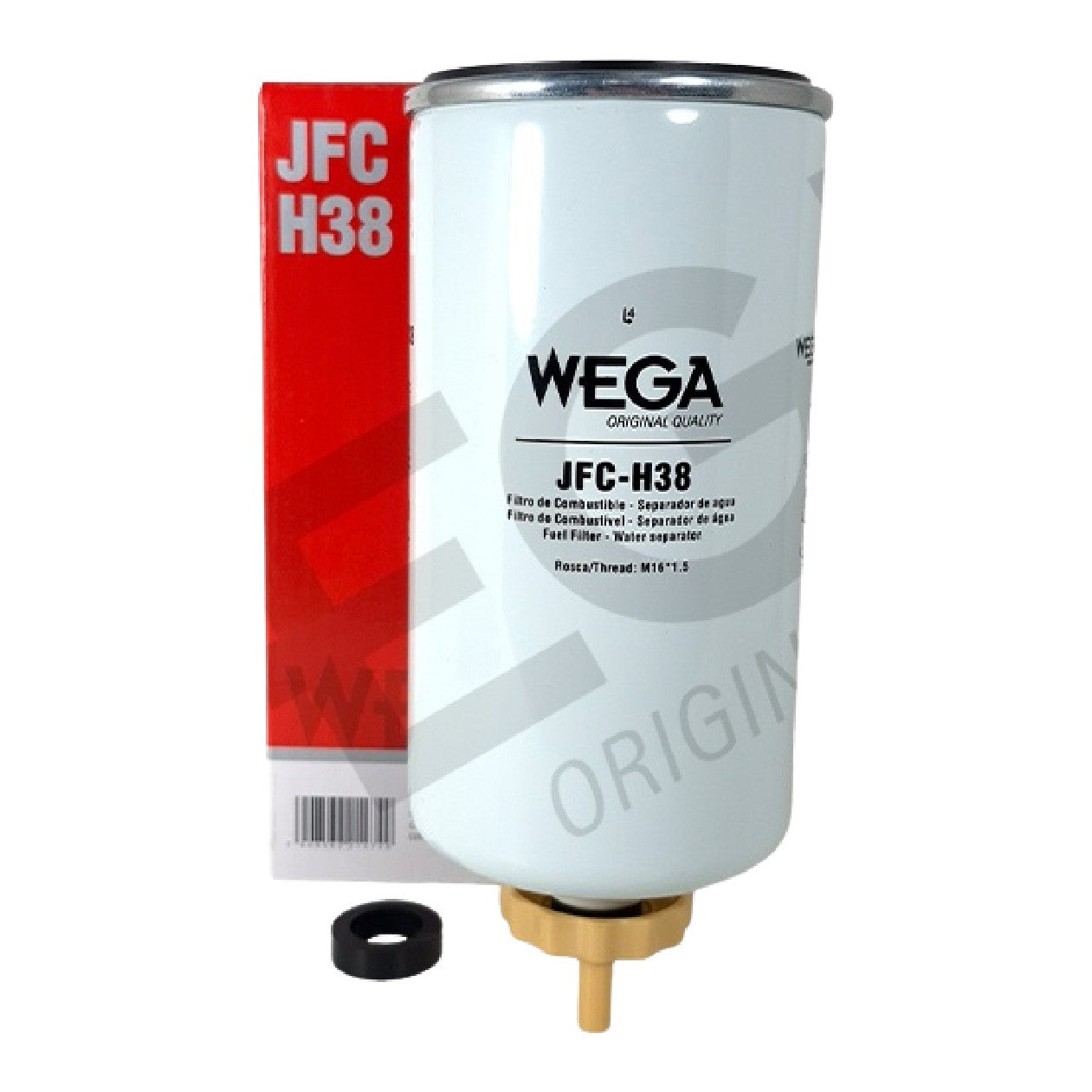 Filtro do Combustível Blindado com Dreno - WEGA - JFC-H38 - (1)