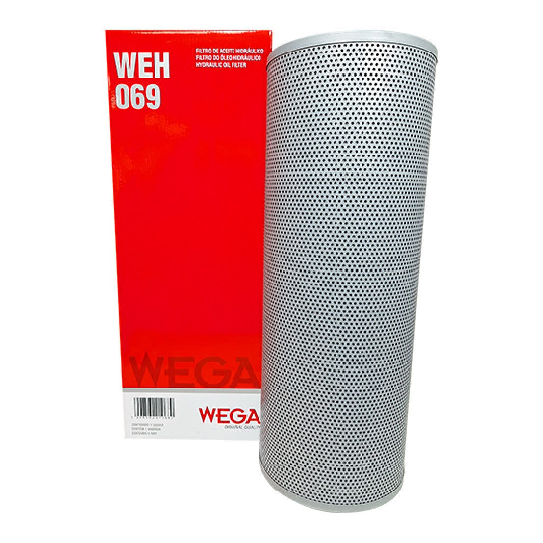 Filtro do Óleo Hidráulico Refil - WEGA - WEH-069 - (1)