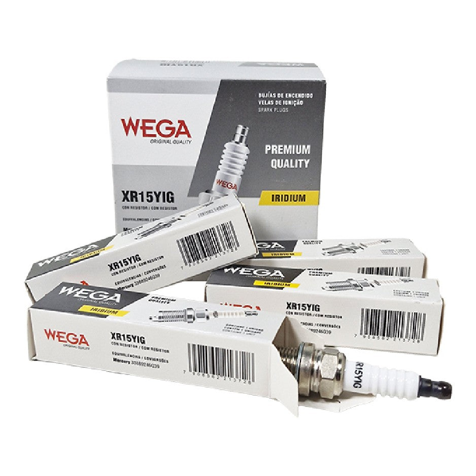 Vela de Iginição Iridium - WEGA - XR15YIG - (1)