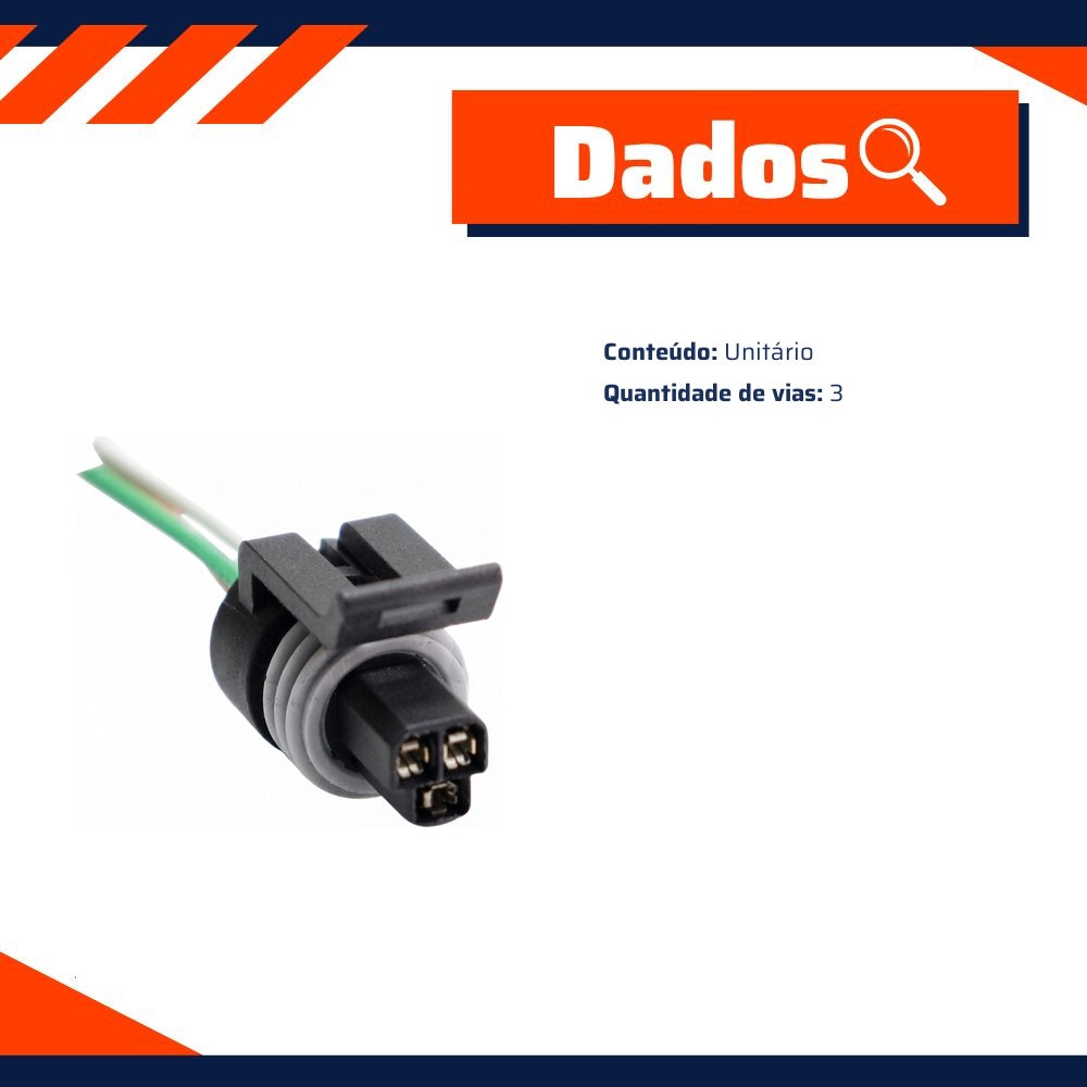 Chicote Sensor Posição Borboleta TPS - DPaula - DP3.7741 - (3)