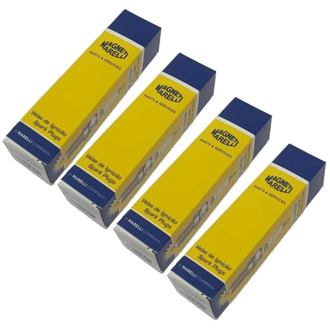 Kit 4 Vela Ignição Resistiva - Magneti Marelli - LD7RTAMM - (3)