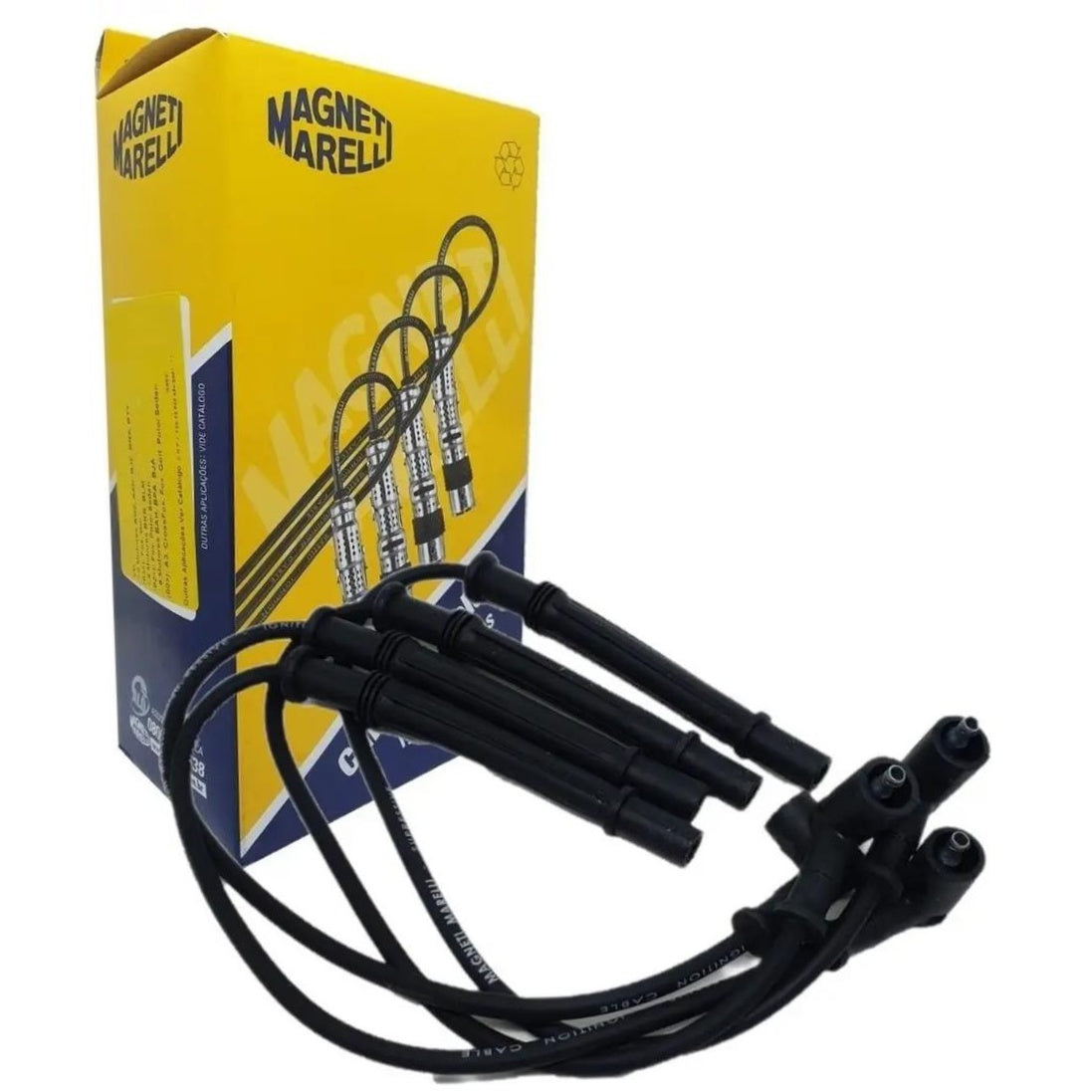 Kit 4 Vela Ignição e Cabo - Magneti Marelli - CVMR1602 / LD7RTAMM - (3)