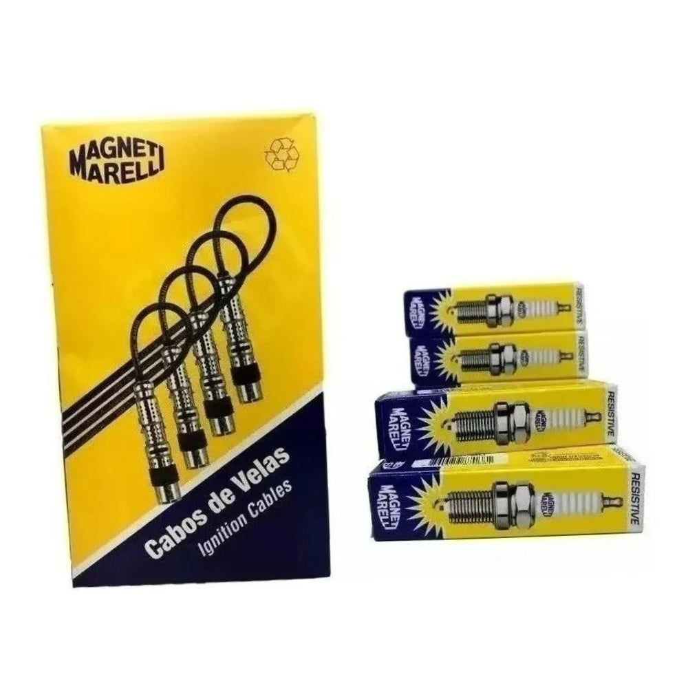 Kit 4 Vela Ignição V-Form e Cabo - Magneti Marelli - CVMT0902 / K6RFMM - (4)