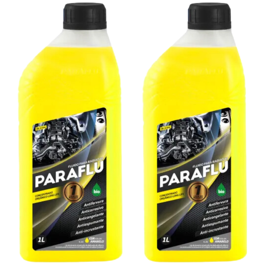 Aditivo 2L Concentrado Radiador Amarelo Paraflu Bio Orgânico - (1)