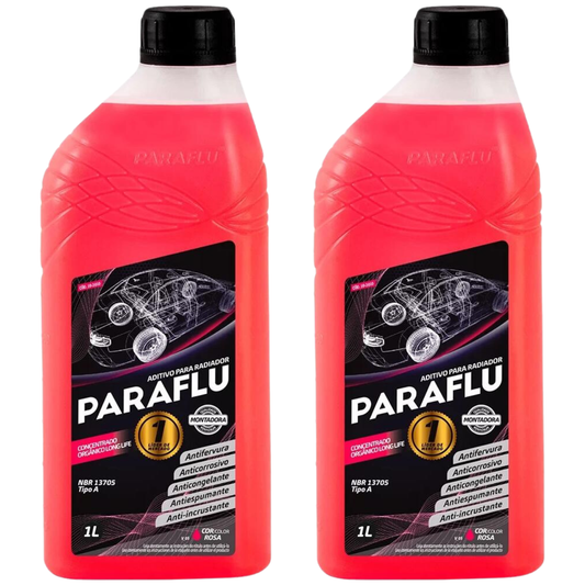 Aditivo 2L Concentrado Radiador Rosa Paraflu Montadora Orgânico - (1)