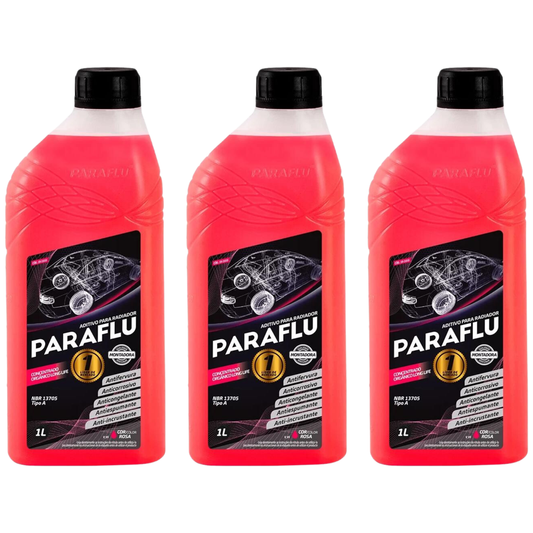 Aditivo 3L Concentrado Radiador Rosa Paraflu Montadora Orgânico - (1)