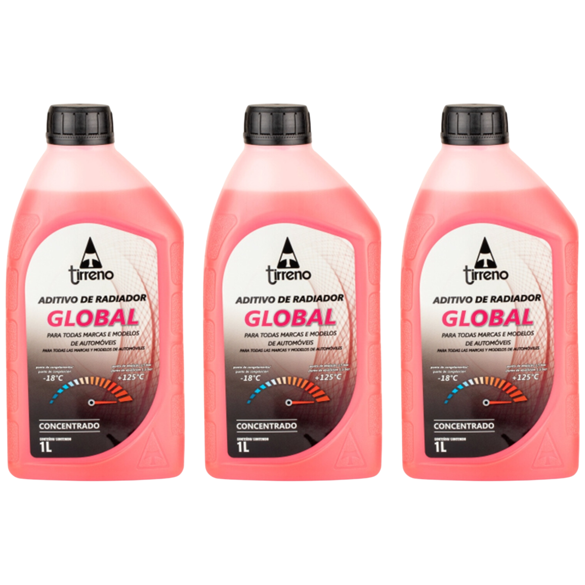 Aditivo 3L Concentrado Radiador Rosa Tirreno Global - (1)