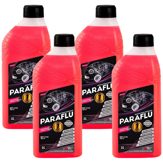 Aditivo 4L Concentrado Radiador Rosa Paraflu Montadora Orgânico - (1)