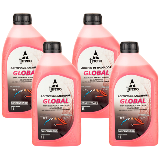 Aditivo 4L Concentrado Radiador Rosa Tirreno Global - (1)