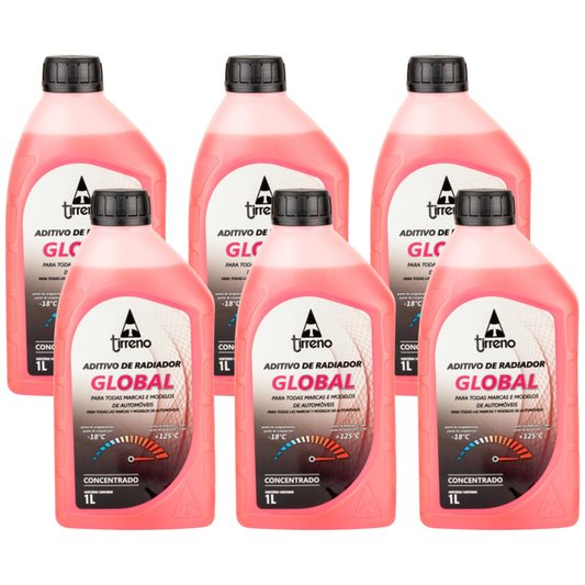 Aditivo 6L Concentrado Radiador Rosa Tirreno Global - (1)