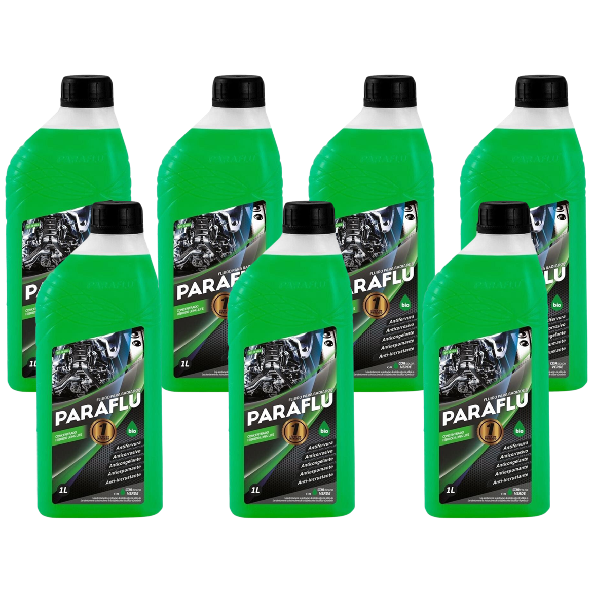 Aditivo 7L Concentrado Radiador Verde Paraflu Bio Híbrido - (1)