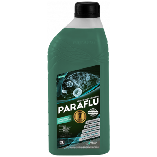 Aditivo para Radiador Verde Escuro Montadora Híbrido Concentrado 1 Litro - Paraflu - 10-3055 - (1)
