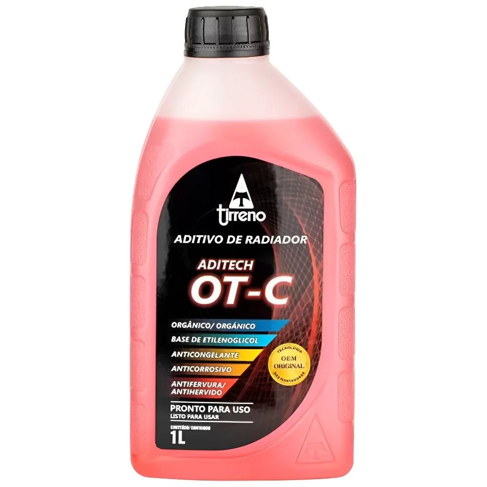 Aditivo para Radiador Laranja Aditech OT-C Orgânico Pronto para Uso 1 Litro - Tirreno - FLU/DS/296FU1 - (1)