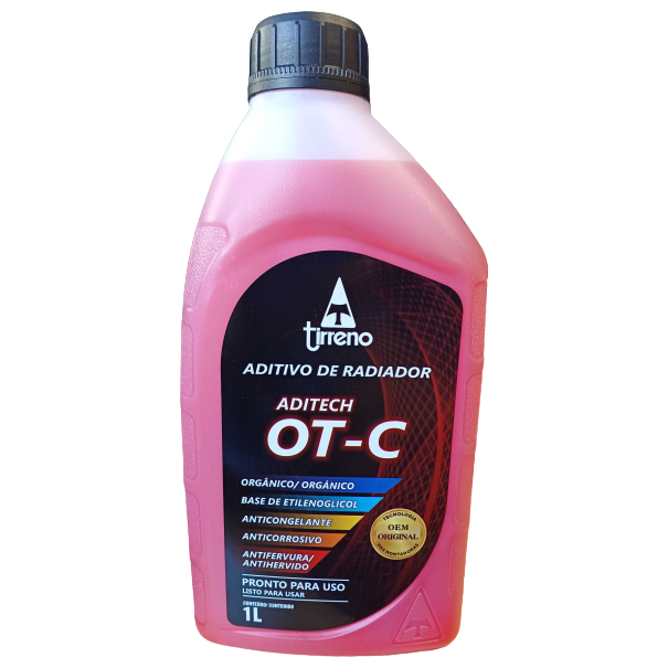 Aditivo para Radiador Laranja Aditech OT-C Orgânico Pronto para Uso 1 Litro - Tirreno - FLU/DS/296FU1 - (2)