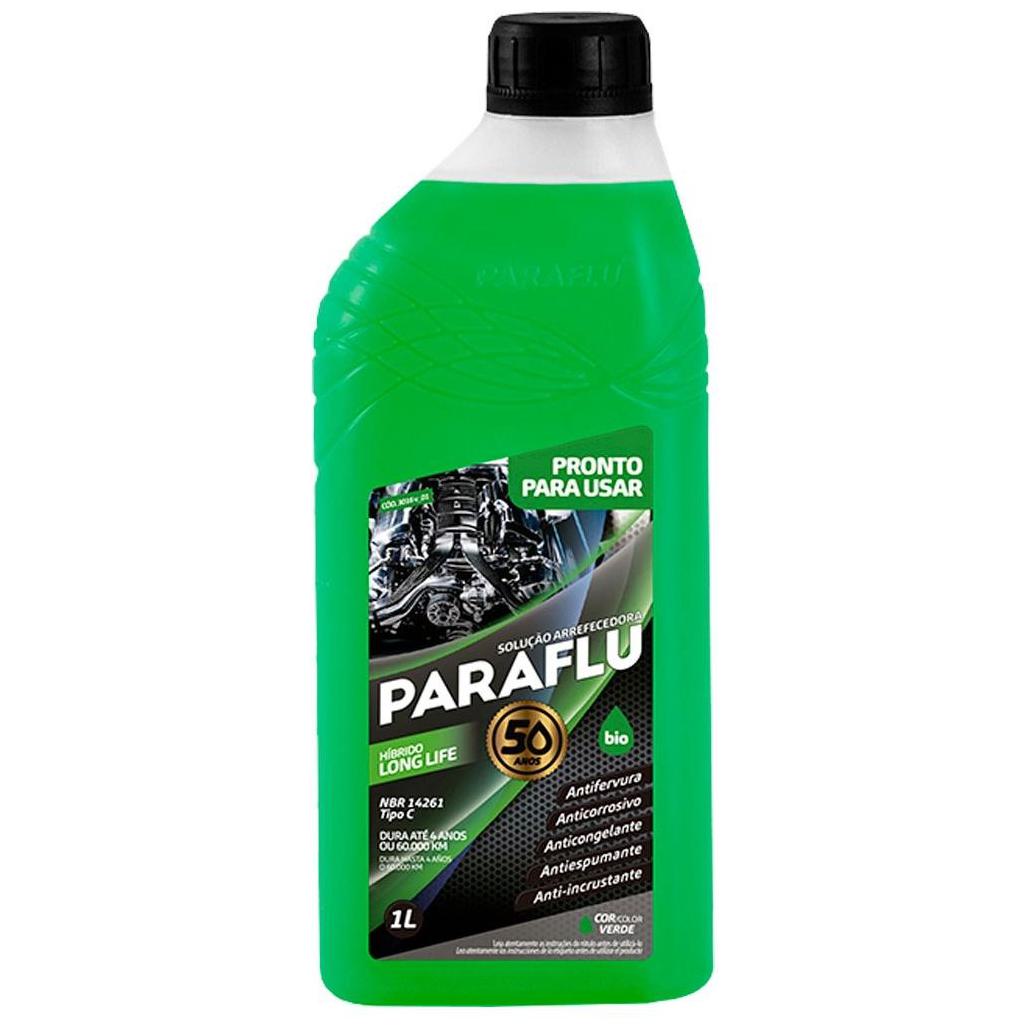 Aditivo para Radiador Verde Paraflu Bio Híbrido Pronto para Uso 1 Litro - Paraflu - 407886 - (3)