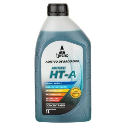 Aditivo para Radiador Azul Aditech HT-A Híbrido Asiático Concentrado 1 Litro - Tirreno - FLU/DS/271FU1 - (2)