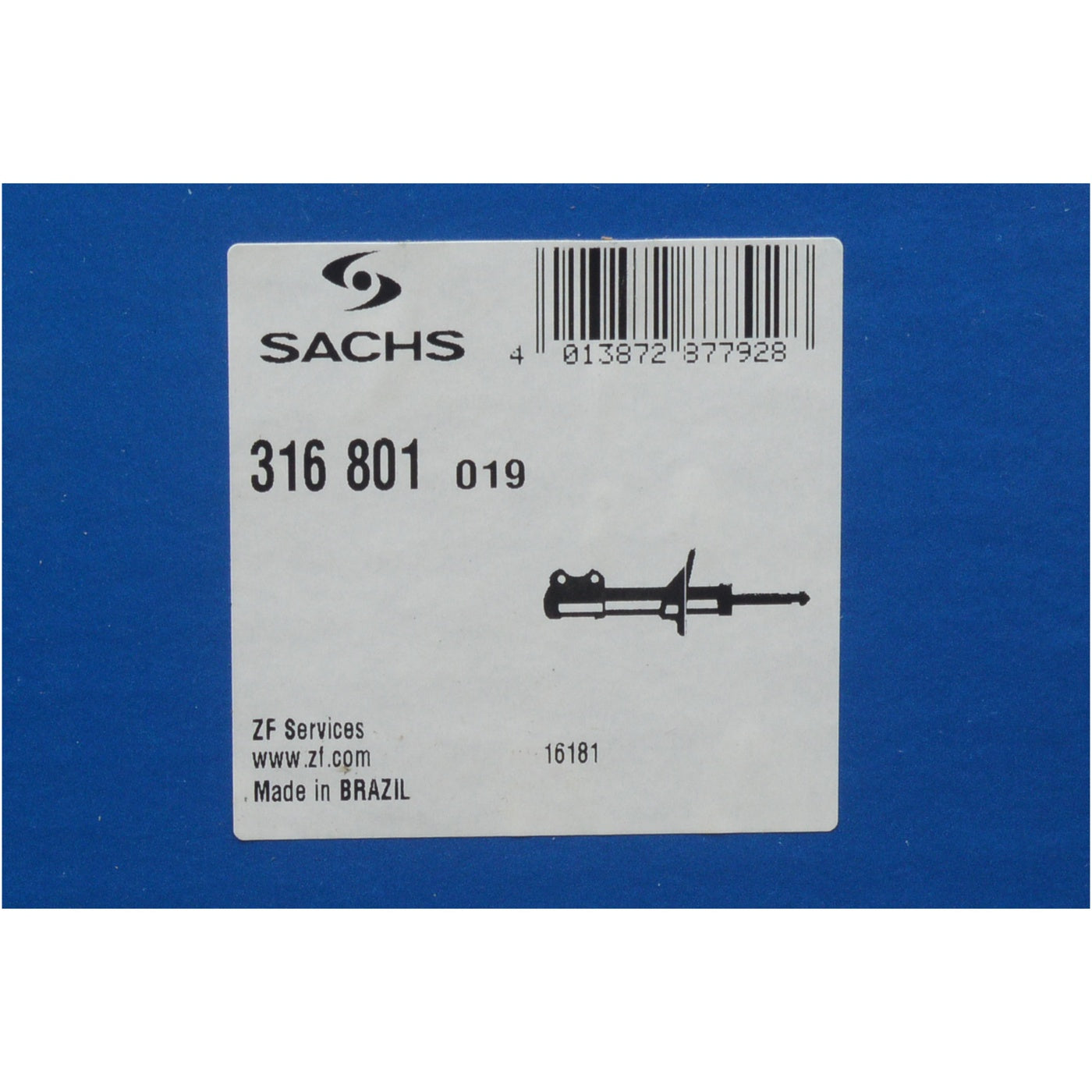 Amortecedor da Cabine - SACHS - 316 801 - (8)