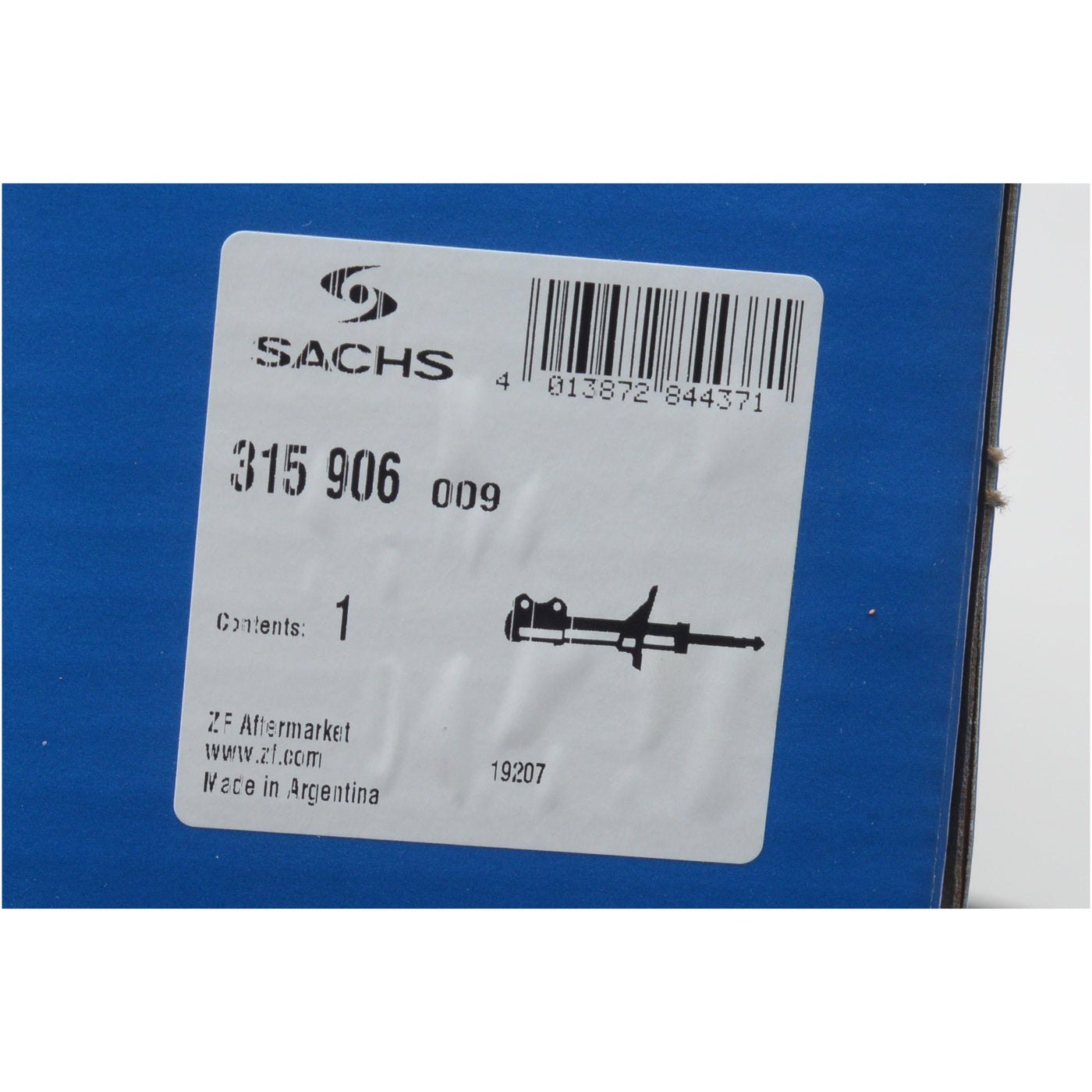 Amortecedor Suspensão Dianteiro - SACHS - 315 906 - (7)