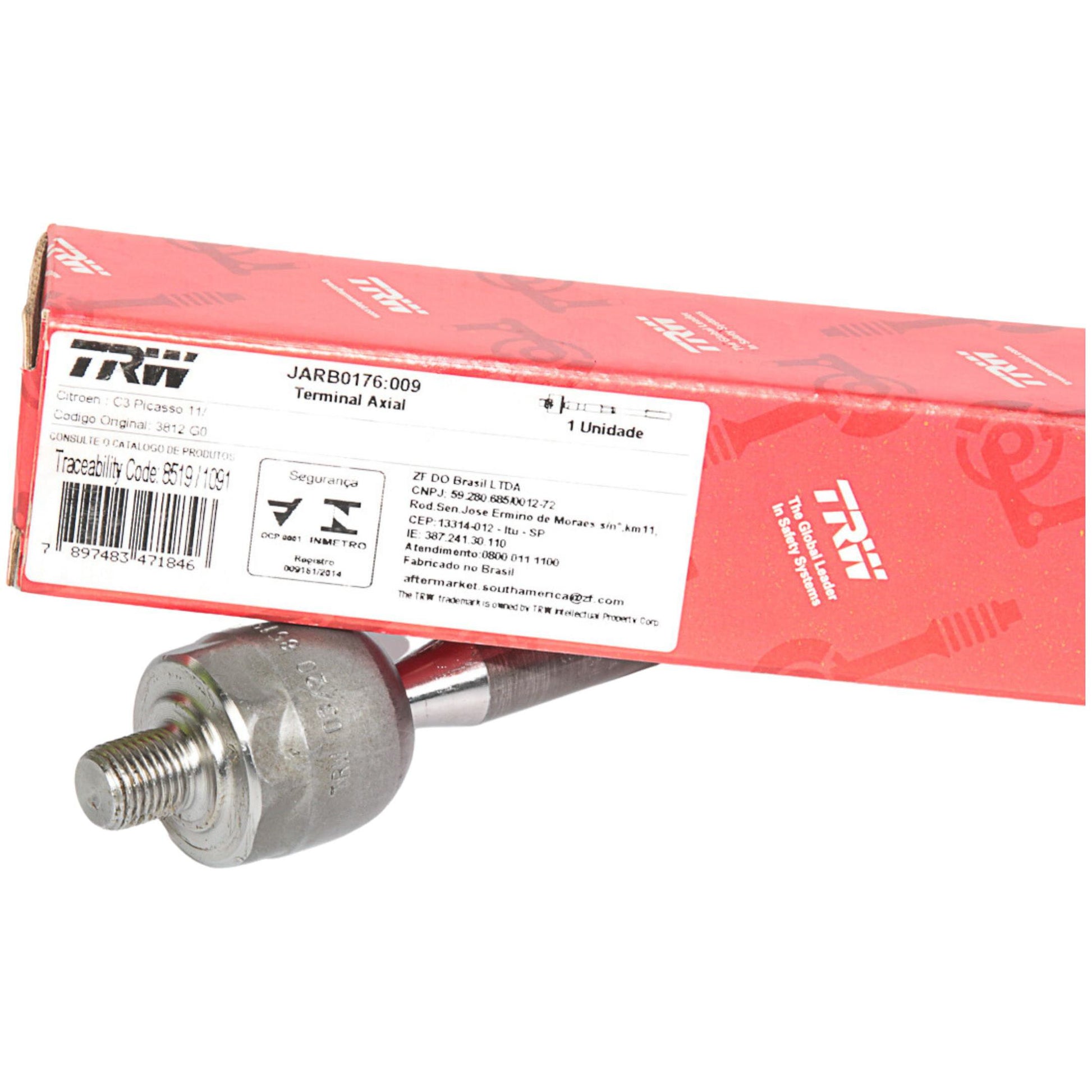 Barra Articulação Axial - TRW - JARB0176 - (4)