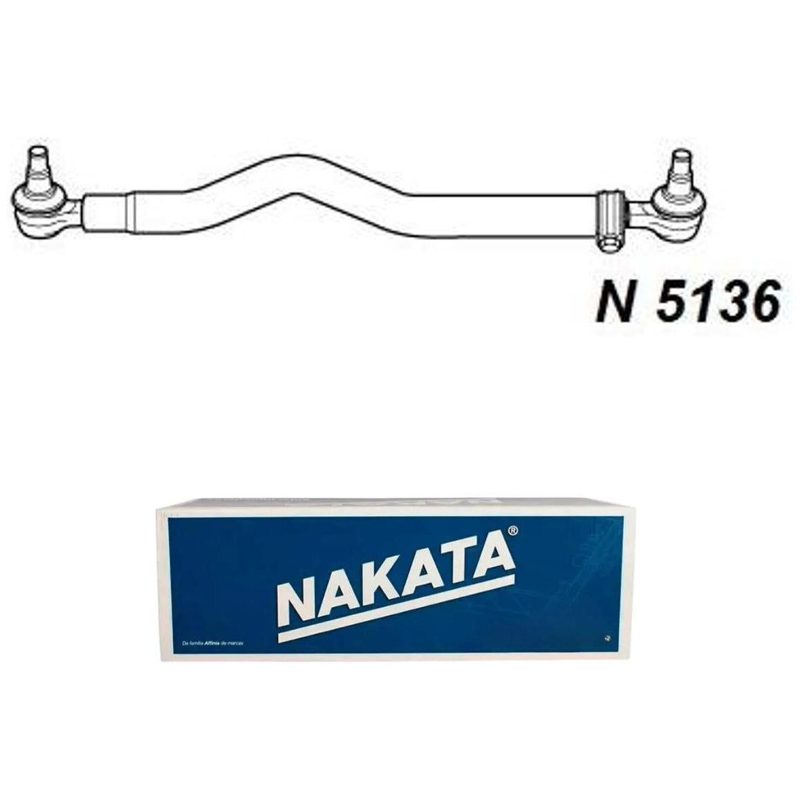 Barra Central Dianteira - Nakata - N 5135 - (1)