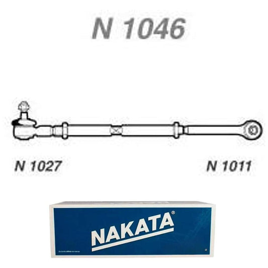 Barra de Direção Dianteira Esquerda - Nakata - N 1046 - (1)