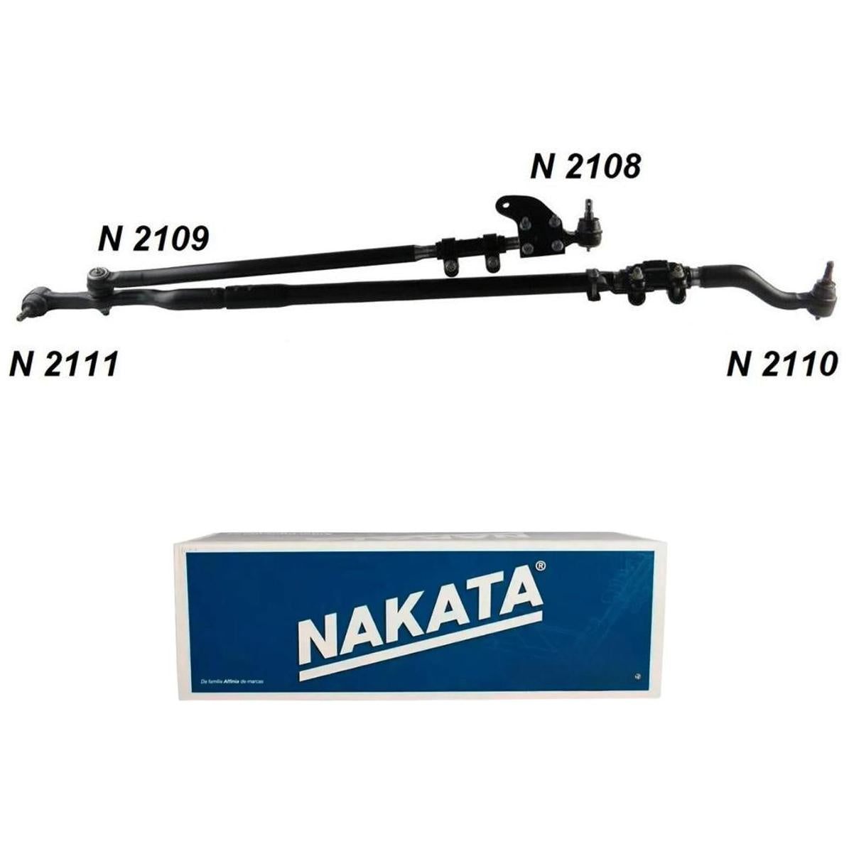 Barra de Direção Dianteira - Nakata - N 2158 - (1)