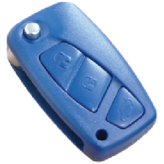 Chave Canivete Azul Sem Telecomando Com Lamina - Universal Automotive - 90546 - (1)