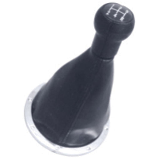 Coifa Com Bola de Câmbio - Anel Cromado - Couro - Universal - 20533 - (1)