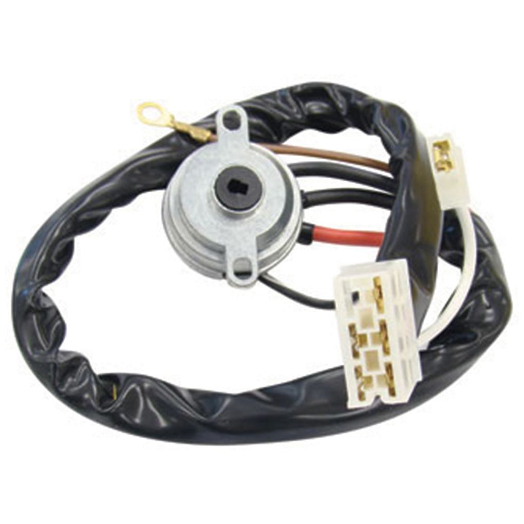 Comutador Elétrico de Ignição e Partida - 5 Terminais Machos - Trava de Direção - Universal - 30204 - (1)