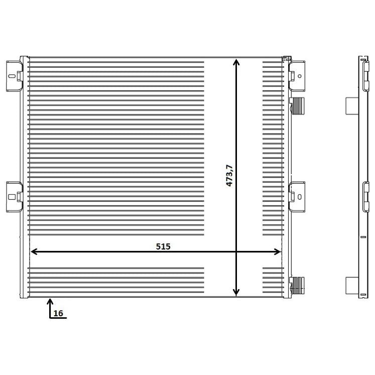 Condensador - Mahle Behr - AC 125 000P - (3)