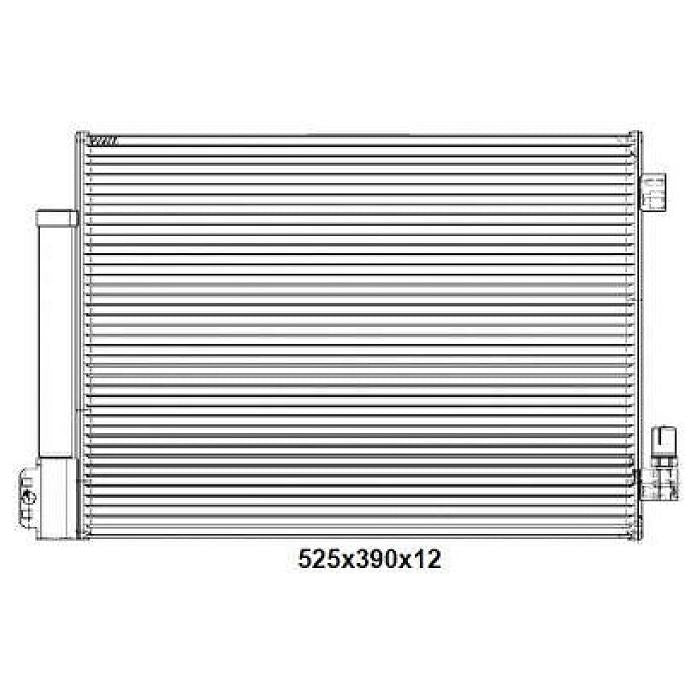 Condensador - Mahle Behr - AC 167 000P - (3)