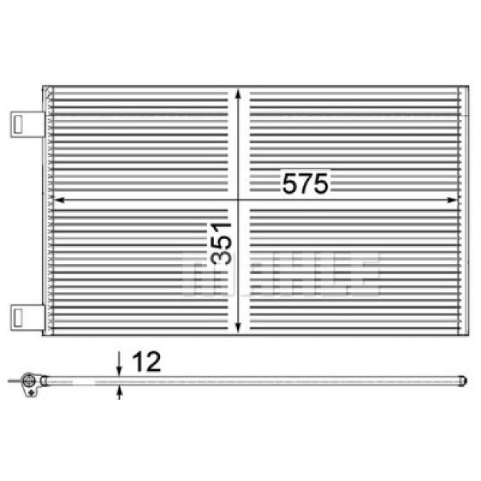 Condensador - Mahle Behr - AC 569 000P - (3)