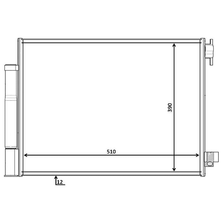 Condensador - Mahle Behr - AC 758 000P - (3)