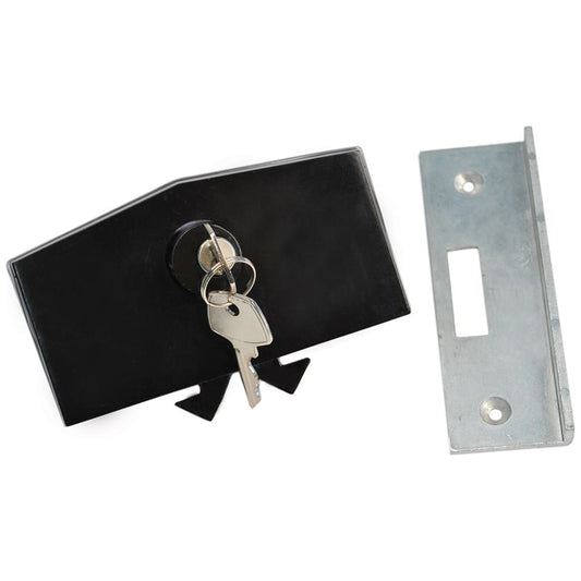 Conjunto de Fechadura C/ Batente - Grande do Porta do Sanitário - Universal - 60690 - (1)