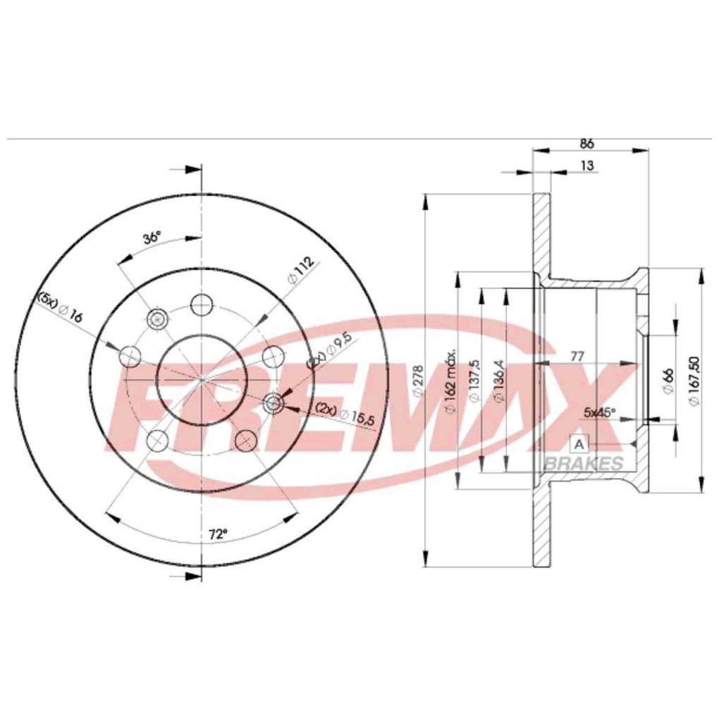 Par Disco de Freio Dianteiro - Fremax - BD3011 - (4)