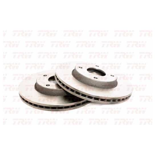 Kit Disco e Pastilha Dianteira - TRW - RCPT12300 - RCDI08140 - (10)
