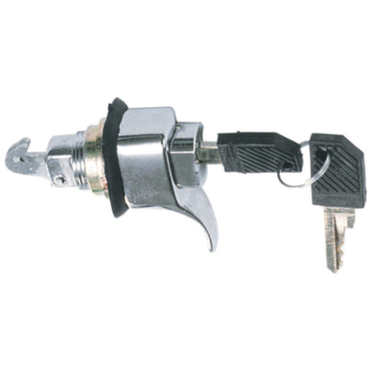 Fecho do Porta-Luvas - Cromado - C/Chave - Universal - 50145 - (1)