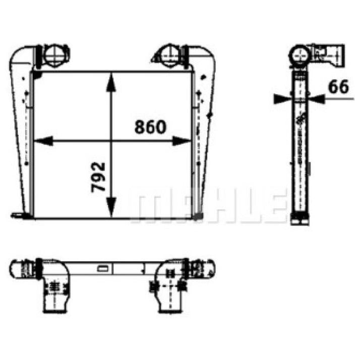 Intercooler - Mahle Behr - CI 125 000P - (3)