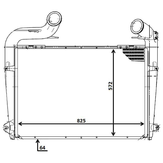 Intercooler - Mahle Behr - CI 256 000P - (3)