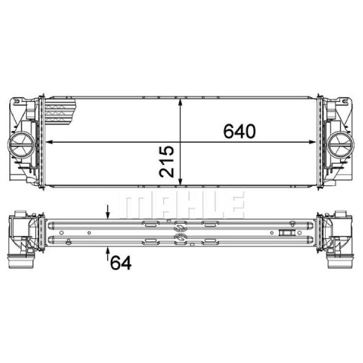 Intercooler - Mahle Behr - CI 368 000P - (3)