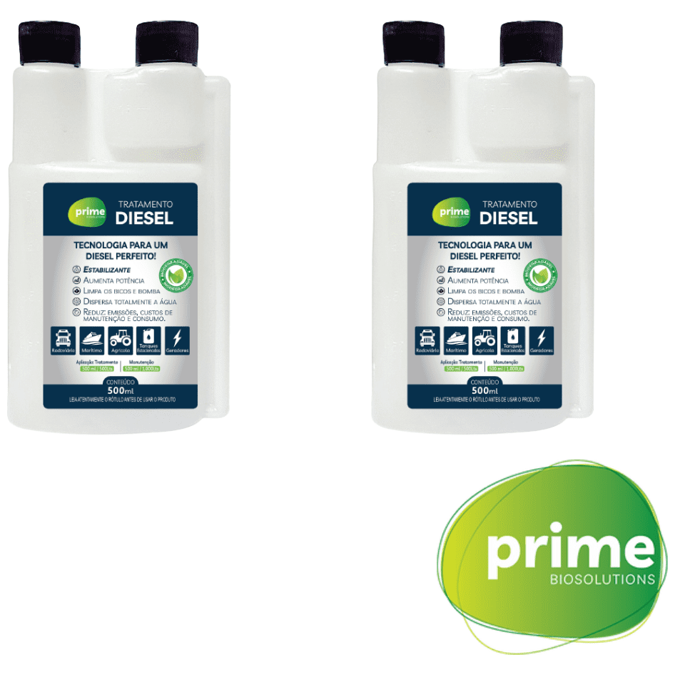 Kit 2 Uni Aditivo De Tratamento Para Diesel Prime Biosolutions - (1)