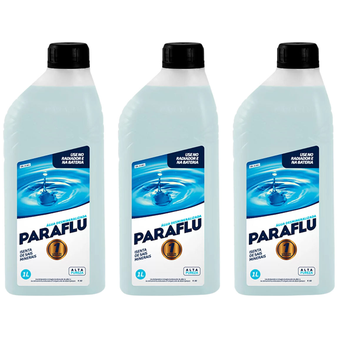 Kit 3 Litros Água Desmineralizada - Paraflu - 10-3031 - (1)