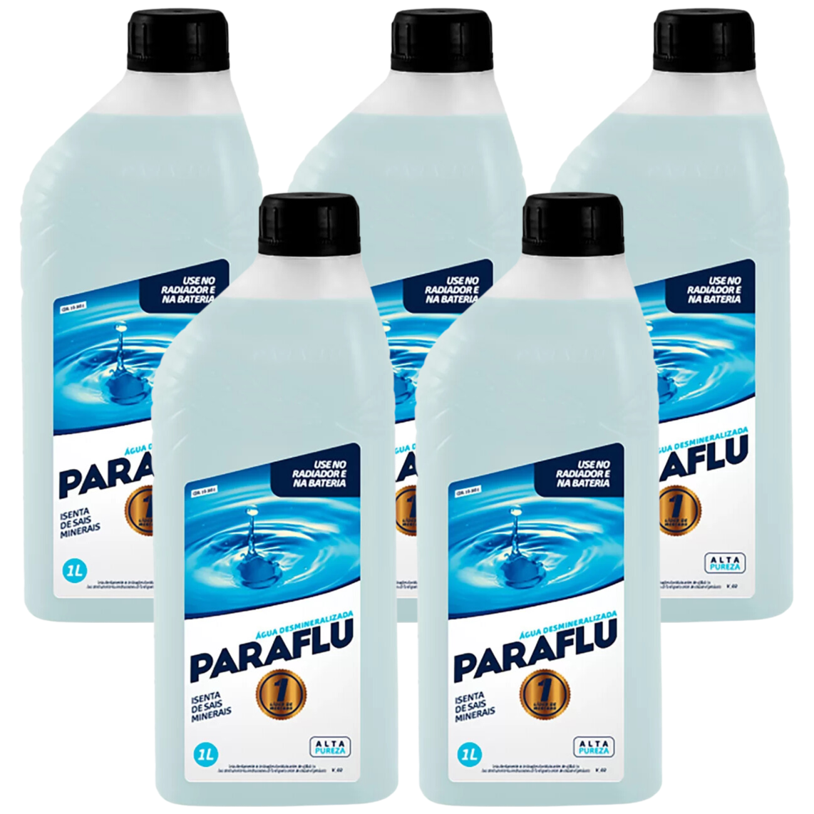 Kit 5 Litros Água Desmineralizada - Paraflu - 10-3031 - (1)