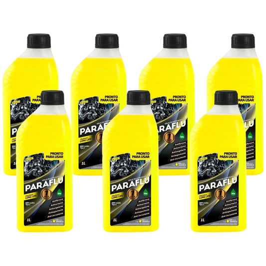 Kit 7 Litros Aditivo Radiador Pronto Para Uso Paraflu Bio Orgânico Amarelo - (1)