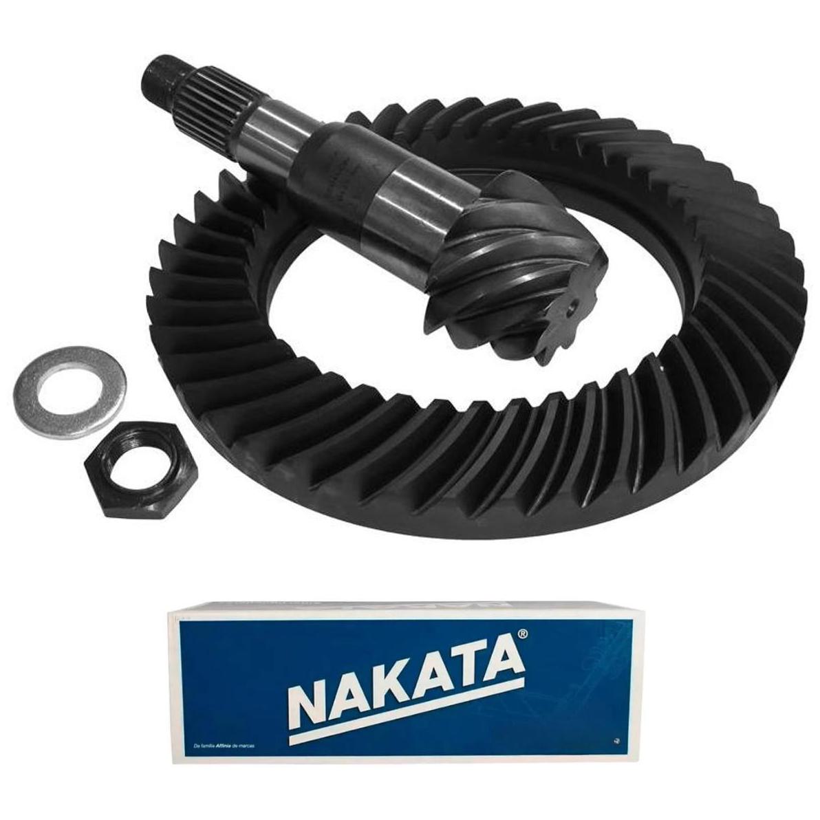 Kit DA Coroa e Pinhão Dana 284 Braseixos 411 - Nakata - ND01023 - (1)