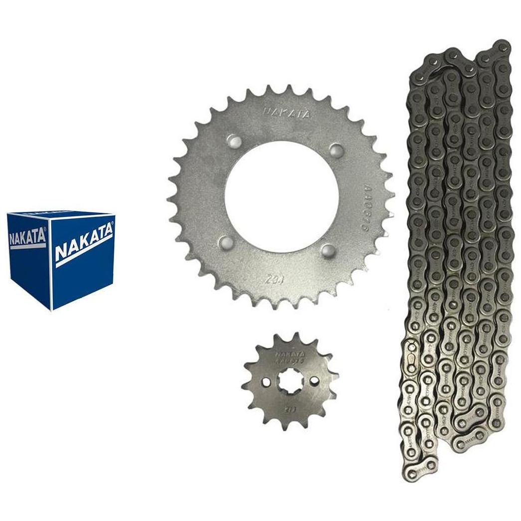 Kit da Coroa e Pinhão para Honda Biz 125 - Nakata - TM10100 - (6)