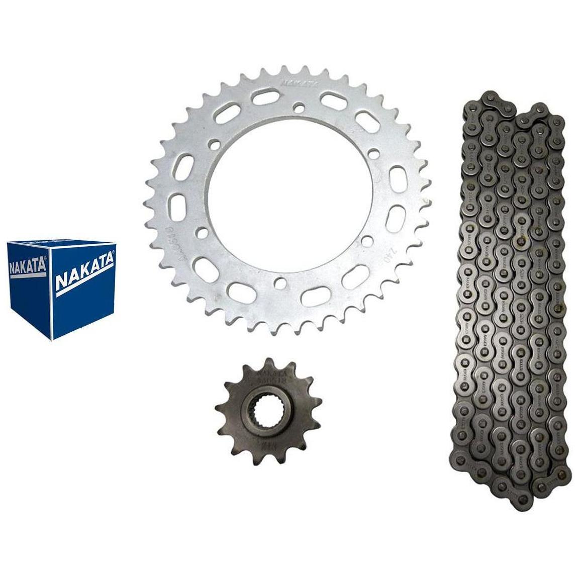 Kit DA Coroa Pinhão e Corrente 40 13Mm - Nakata - TM10220 - (1)