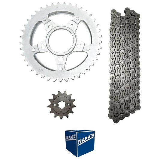 Kit da Coroa Pinhão e Corrente 41 13mm - Nakata - TM10165 - (1)
