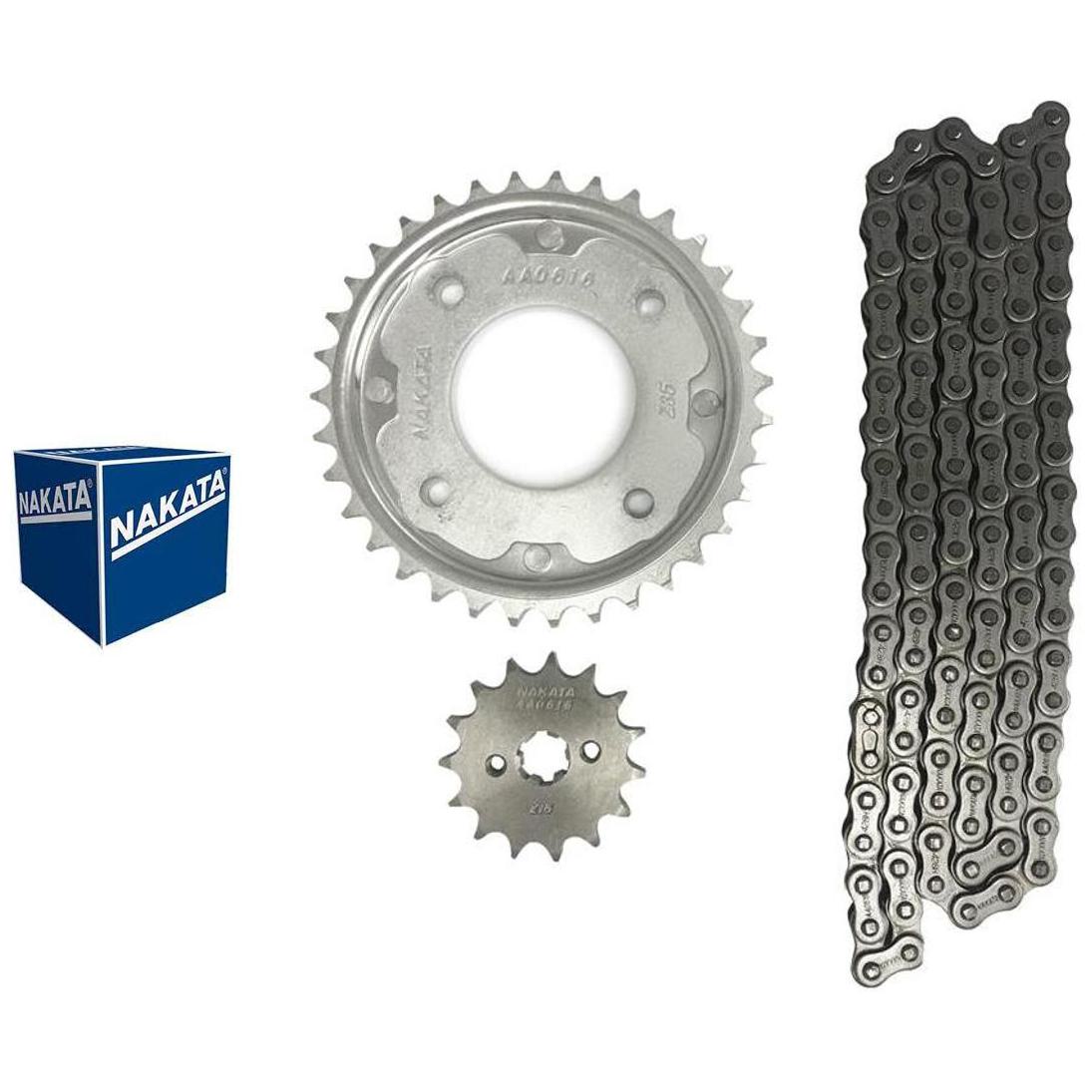 Kit da Coroa Pinhão e Corrente - Nakata - TM10105 - (1)