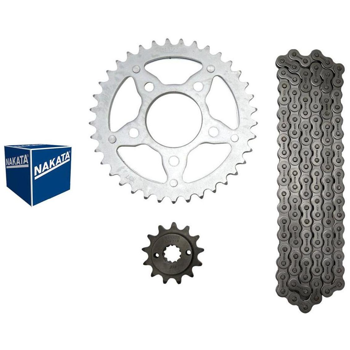 Kit da Coroa Pinhão e Corrente - Nakata - TM10175 - (1)